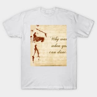 Ballerina on music paper T-Shirt